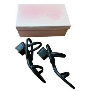 NIB INTENTIONALLY BLANK Kimi Block Heel in Black Leather Sz 10